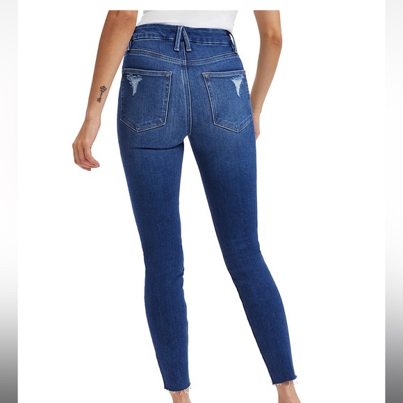 NWT Good American Good Legs High-Rise Crop Jeans Size 2 - Picture 3 of 10